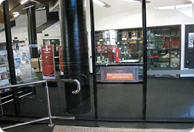 Book Return post from a distance.